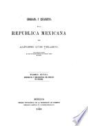 Geograf�ia y estad�istica de la Republica mexicana