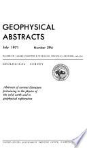 Geophysical Abstracts