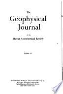 Geophysical Journal of the Royal Astronomical Society