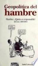 GEOPOLITICA DEL HAMBRE 2003-2004
