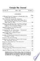 Georgia Bar Journal