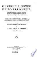Gertrudis Gomez de Avellaneda