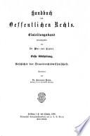 Geschichte der Staatsrechtswissenschaft