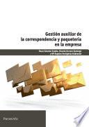 Gestión auxiliar de la correspondencia y paquetería en la empresa
