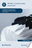 Gestión auxiliar de personal. ADGD0308