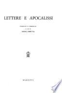 Gli Apocrifi del Nuovo Testamento: Lettere e apocalissi