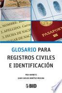 Glosario para registros civiles e identificación