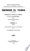 Gobernación del Tucumán: 1583-1600