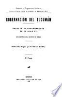 ... Gobernación del Tucumán
