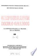 Gobierno y época del presidente Rómulo Gallegos