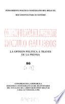Gobierno y época del presidente Rómulo Gallegos