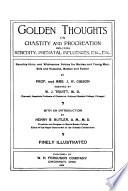 Golden Thoughts on Chastity and Procreation