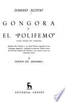Góngora y el Polifemo.: Edicion del Polifemo.