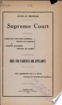Gow v. McFarren, 156 MICH 362 (1909)