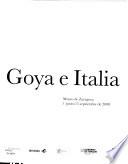 Goya e Italia