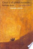 Libro Goya y el gusto moderno