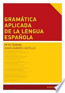 Libro Gramática aplicada de la lengua española