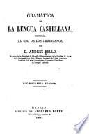 Gramática de la lengua castellana