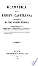 Gramática de la lengua castellana
