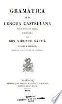Gramática de la lengua castellana según ahora se habla