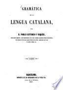Gramática de la lengua catalana