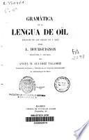 Gramática de la lengua de Oïl