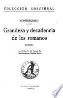 Grandeza y decadencia de los romanos