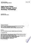 Great Plains Wildlife Damage Control Workshop Proceedings