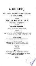 Greece, during Lord Byron's residence in that country, in 1823 and 1824