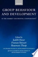 Group Behaviour and Development