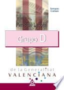Grupo D Personal Labioral de la Generalitat de Valencia. Temario Comun