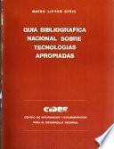 Guía bibliográfica nacional sobre tecnologías apropiadas