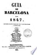 Guia de Barcelona para 1847