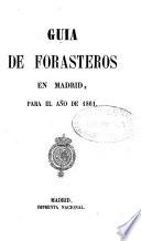Guía de forasteros en Madrid