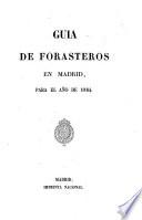 Guía de forasteros en Madrid
