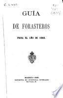 Guía de forasteros para el año de 1868