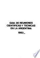 Guía de reuniones científicas y técnicas en Argentina