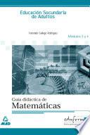 Guia Didactica Matematica. Estructura Modular. Modulos 3 Y 4 Ebook