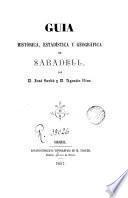 Guía histórica, estadística y geográfica de Sabadell