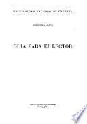 Guía para el lector