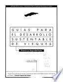 Guías para el desarrollo sustentable de Vieques