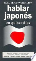 Hablar japonés en quince días