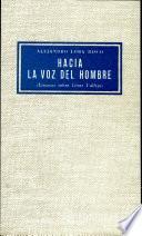 hacia la voz del hombre