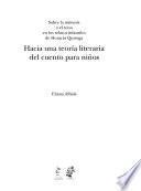 Hacia una teoría literaria del cuento para niños
