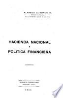 Hacienda nacional y política financiera