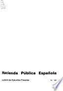 Hacienda pública Española