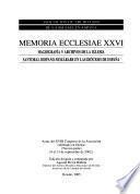 Hagiografía y archivos de la iglesia santoral hispano-mozárabe en las diócesis de España