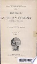 HANDBOOK OF AMERICAN INDIANS