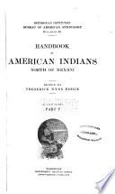 Handbook of American Indians North of Mexico: N-Z