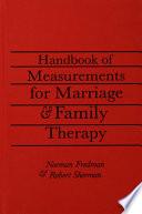 Handbook Of Measurements For Marriage And Family Therapy